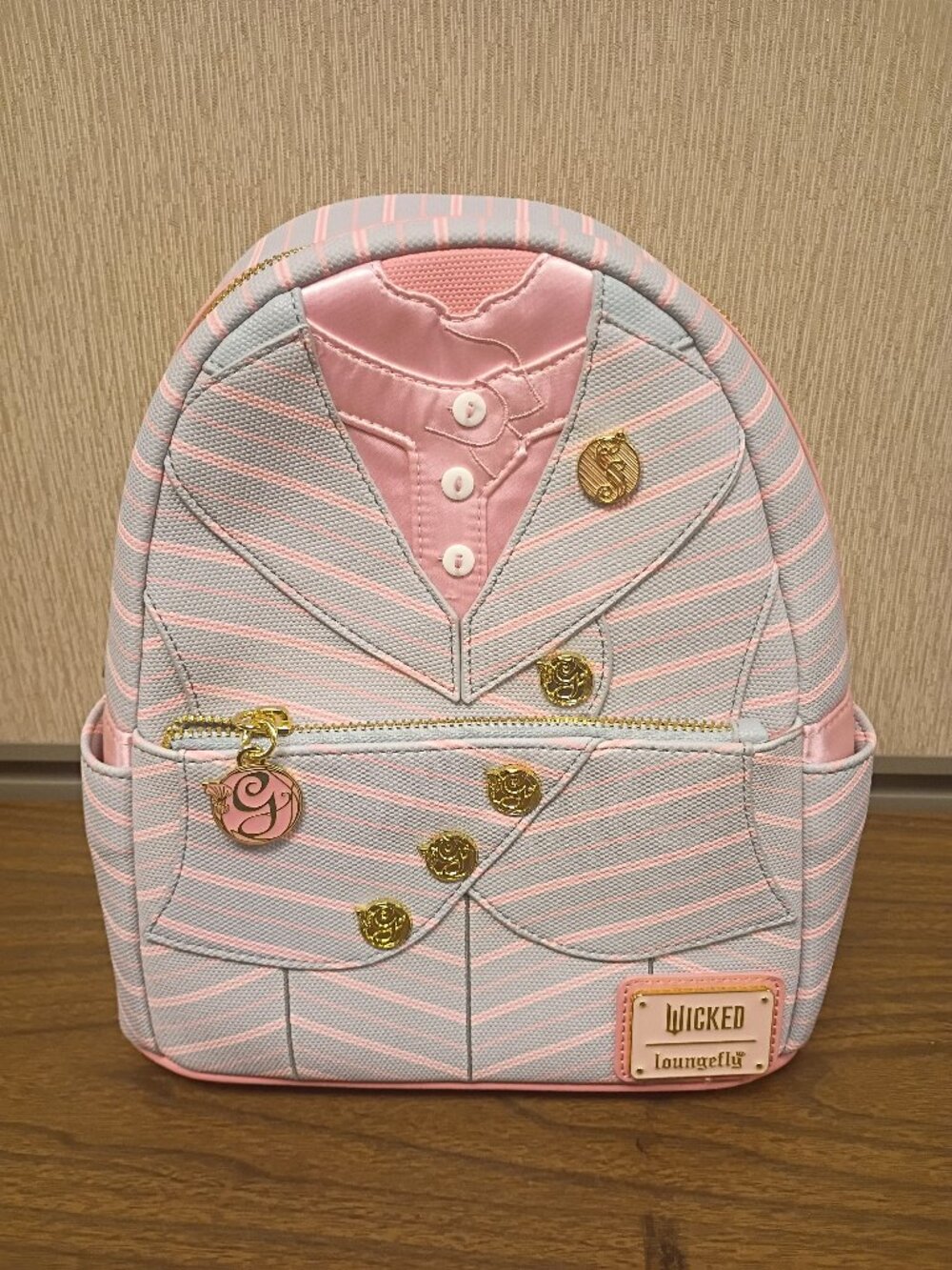 Loungefly Wicked Glinda Shiz University Uniform Cosplay Mini Backpack